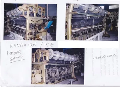 Karl Mayer, R5N, Multi-Purpose Raschel Machine, 126 Inches, Closed Cams, 6 Ground Bars