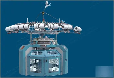 NovaStar Single Jersey Circular Knitting Machine, KH125, 12" to 52" Diameter, 12G to 43G Gauge, 5.5 to 7.5 kW