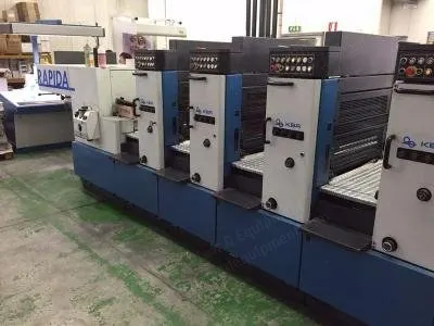Konig & Bauer, Rapida 72, 1993, 22 Million Impressions, Alcomatic Damping, Baldwin Blanket Washer