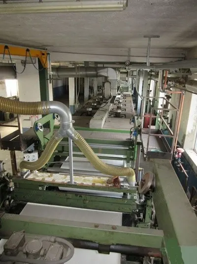 Isotex, 3-Head Coating Line, 1990, 1600mm Material Width, 3 Coating Heads, 5-20 m/min