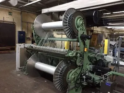 Dornier Loom, Double Beam Warp Beam Feed