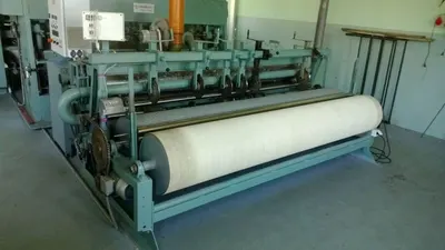 Spinnbau, Cutting and Winding Machine, 1982, 2700mm Width, 5 Knives, 100m/min