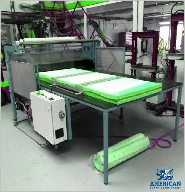 Semi-Automatic Foam Packing Machine, 2200x1400x80mm Max Capacity, 2 Pieces per Minute, 480V