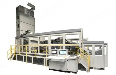 Spinnbau, Double Doffer Non-Woven Card, 2500mm Working Width, Reconditioned