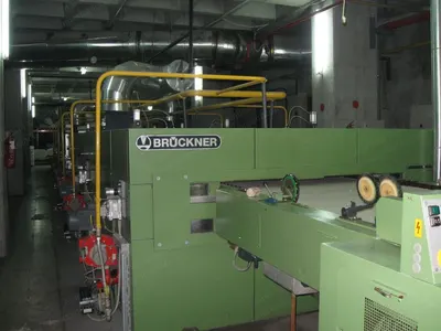 Bruckner Stenter, 2002, 1800mm Working Width, 6 Chambers, Gas Heated
