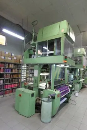 Muller, Mujet MBJL 2S 115, 2001, Air Jet Label Loom, 8 Colors, 115cm, Mudata 300