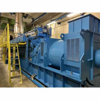 Rolls-Royce, Bergen Engines, 2007, 3.5 MW, 50 Hz, Natural Gas Cogeneration Unit