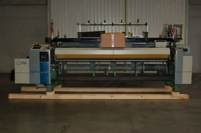 Picanol, Omniplus-F-4-P-280, 2000, Air Jet Weaving Loom, 2800mm Working Width, 4 Colors, Staubli 1661 Cam Box