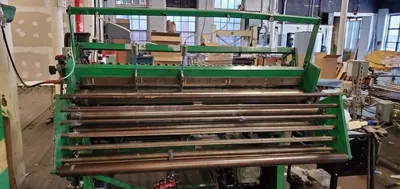 Beck, 66" Sheeter, Tape Delivery, Jogger Table