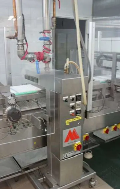 Aasted, RP-2, 2006, Chocolate Depositing Line, Cold Stamp, 4 Depositors, 15 Mould/Min