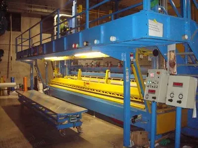 Ramina Geotextile Accumulator and Winder, 2006, 5500mm Working Width, 80-1500 g/sqm, 15 m/min Max Speed