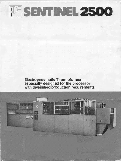 Sencorp, P.I. Model 2500 Form Trim Stack, 1985, 30" x 33" Mold Size, Top & Bottom Preheat Oven, Stacker