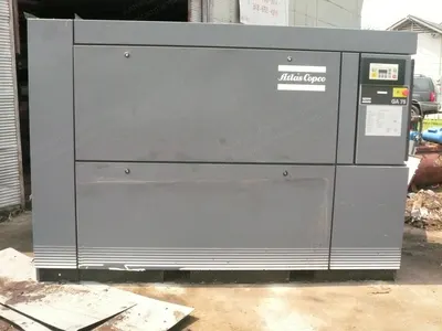 Atlas Copco, GA-75, 1996, 100 HP, 450 CFM, 125 PSIG, Air Cooled