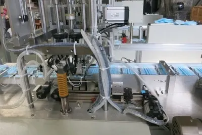 NovaStar, FM214, Automatic 3-Ply Surgical Mask Production Machine, 80 Masks per Minute, 11 kW