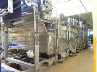Cimi, Lavanova 01, 1994, Washing Range, 2000mm Roller Width, 4 Washing Tanks, 8 Drums Drying Tower