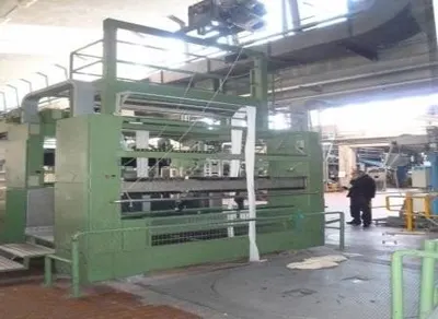 Corino, ST4-B, 2002, Tubular Padder and Rope Squeezer, with Rotary Platform