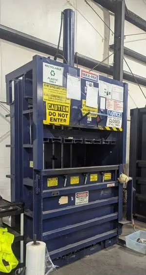 Max-Pak, MP7230F, Hydraulic Waste Baler, 72x30 inch Bale Size, 460V