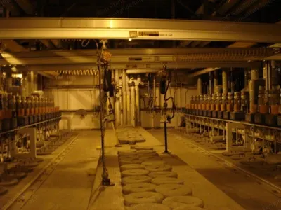 Neumag, Fiber Extrusion Line, 1998, 150 Tons per Day, 1.5 Denier, Autefa Bale Presses