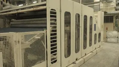 Hergeth Double Doffer Card, 1993, Working Width 3500mm, Avantrain + 1 Swift, Autefa CL 2003 Cross-Lapper