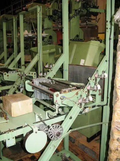 Muller, CTM 2/160, 1998, 2 Heads, 160mm Max Reed Width, 12 Cam Driven Frames, 220V
