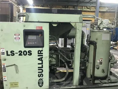 Sullair, LS-20S-125H, Rebuilt Rotary Screw Air Compressor, 125 HP, 544 CFM, 125-135 PSI, 460V