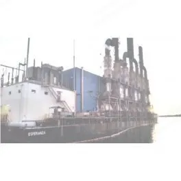 MAN, 18V48/60A, 124 MW Power Barge, 7x 18,900 kW Generators, 60 Hz, 230 kV