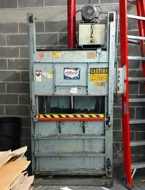National Baling Company, HY-36-A, Hydraulic Cardboard Baler, 36x22 inch