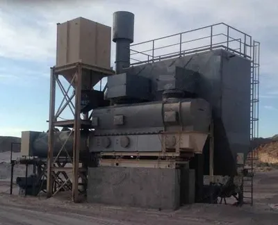 Ventilex, Sand Drying and Classifying Plant, 2007, 40x20ft Fluid Bed Dryer, Air Classifying System, 5-Deck Screen