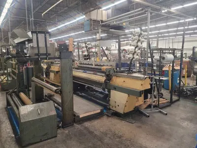 Saurer, 400, 1980s, Rapier Loom, with Off-Loom Batcher