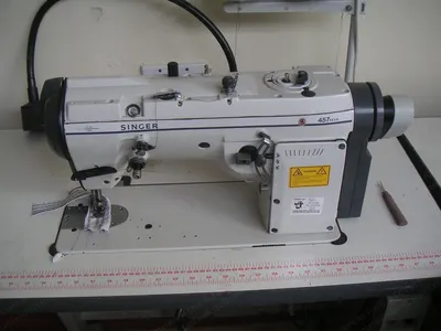 Singer, 457, T-Stitch Machine, Unit Stand, 3 Phase Motor
