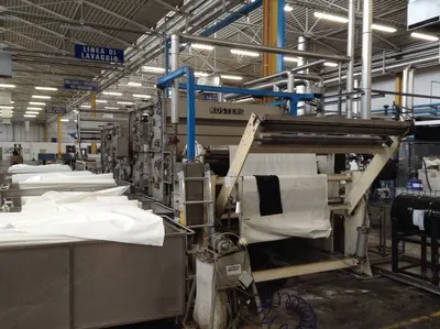 Kuesters Continuous Washing Line, 2001, 3 Tanks, Working Width 1800mm