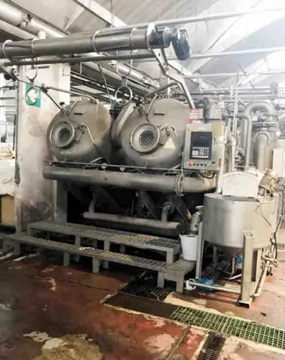 Thies, TRD DS, 2003, High Temperature Long Tube Rope Dyeing Machine, 400 kg Capacity, 2 Pipes, Max 140°C