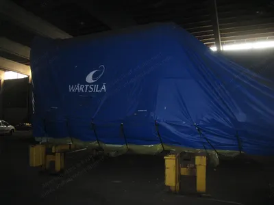 NovaStar, 8L32, 2008, 4 MW, 50 Hz, 13200V, Skid Mounted