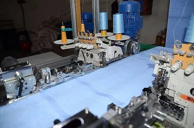 Karet, Length Hemming Machine, 2012, 300 to 2000mm Working Width, 2 Merrow Sewing Heads