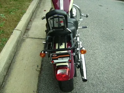 Harley Davidson, XL 1200C Sportster Custom, 2007, 1200cc, Burgundy and Cream, 22,076 Miles
