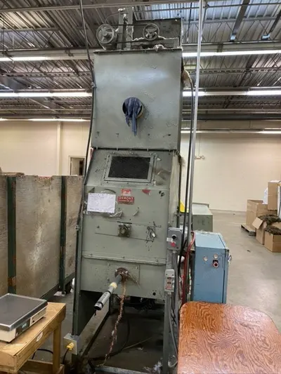 Ormont, TP-02 Size 5, Fiber Filling Machine, 30 inch Conveyor Feed Width