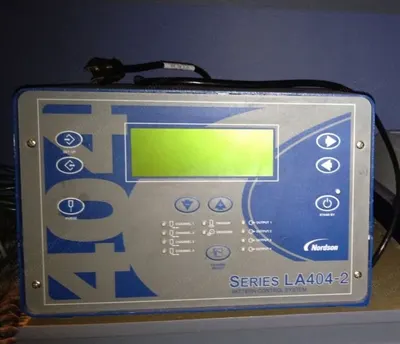 Nordson, LA-404-2, Cold Glue System, Pattern Controller, 4-Hose Manifold, Diaphragm Pump