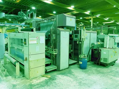 Monti Antonio, Hotmelt Laminating & Coating Machine, 2002, 1800mm Width, Pleva Weft Straightener