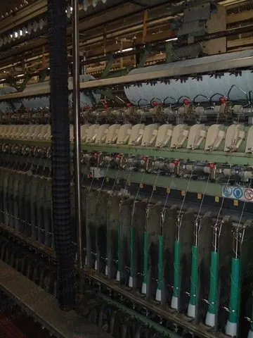 Gaudino, FBTE, 1995/1996, Woolen Ring Spinning Frame, 224 Spindles, 90mm Ring Diameter, Linked to Schlafhorst 238 Winder