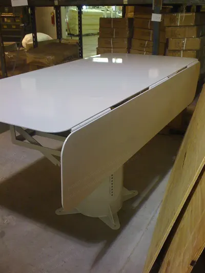 Rebuilt Build Up Table, New Hinges, Adjustable Height