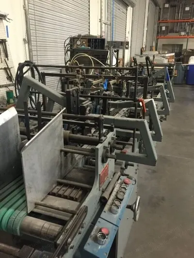 Escomat, Folder Gluer, 1986, Straight Line, Glue Pot, Refurbished
