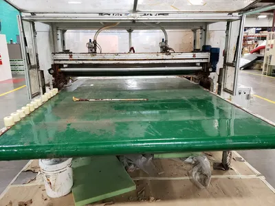 Nantong Healthcare Machinery, CNCHK-10, 2010, 81" (2100mm) Working Width, Foam Gluer Laminator