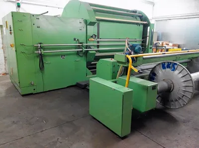 Karl Mayer, ROM Red-O-Matic, 1998, Sample Warping Machine, Yarn Creel, Karl Mayer Control