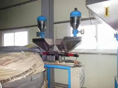 Complete PP/PE/Nylon Filaments Extrusion Line, 2008, 3 Tons/Day, 16 Heads, 90mm Extruder