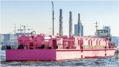 Hummel, LNG Clean Power Generating Barge, 2014, 7.5MW, 50/60 Hz, 76.7x11.9x4m