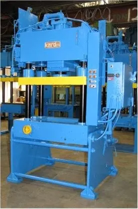 Kard, TP-50-4, 50 Ton, 825x762mm Bed, Down-Acting 4-Post Hydraulic Press