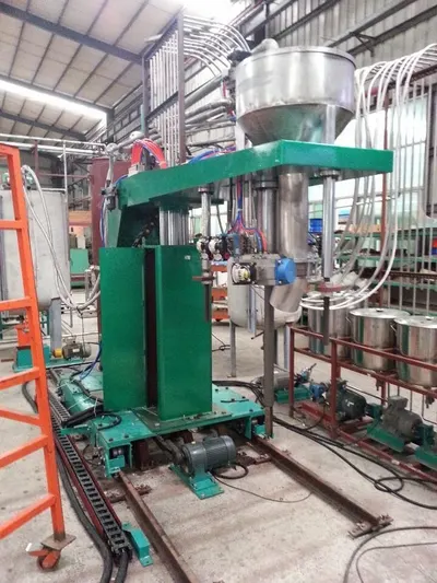 NovaStar, FG158, Automatic Box Foaming Machine, 360 kg/bun Max Output, 11 kW Mixing Head, Viking Pumps