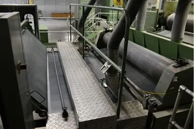Trützschler, Spinnbau, Ramisch Kleinewefers, Edelmann Nonwoven Thermobonding Line, 1993, 2500mm Width