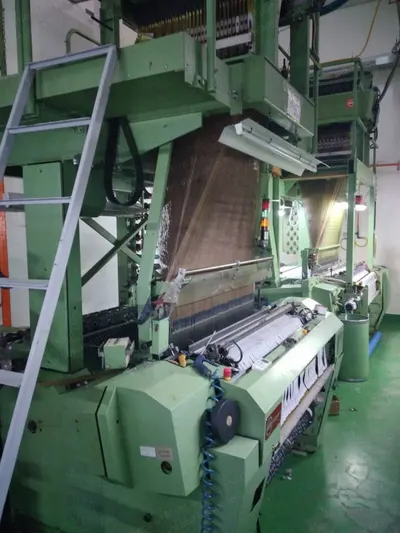 Jakob Muller, MBJ6, 2012, Rapier Label Loom, 1200mm, 8 Colors, 1536 Hooks