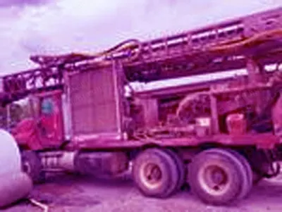 Ingersoll Rand, TH60, 1999, 825/350 Air Compressor, 4x3 Mud Pump, Mounted on International Truck